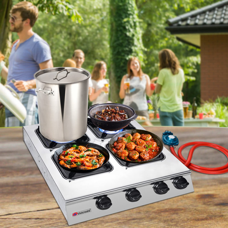 4 burner electric on sale stove portable